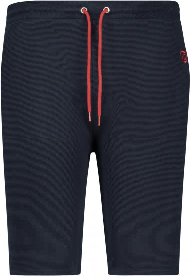 Adamo Marcel Ottoman Sweatshorts Navy - Pantaloni trening - Pantaloni Trening Bărbați Mărimi Mari