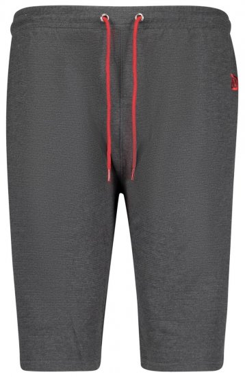 Adamo 159113 Pantaloni scurți de trening Ottoman Gri închis - Pantaloni trening - Pantaloni Trening Bărbați Mărimi Mari