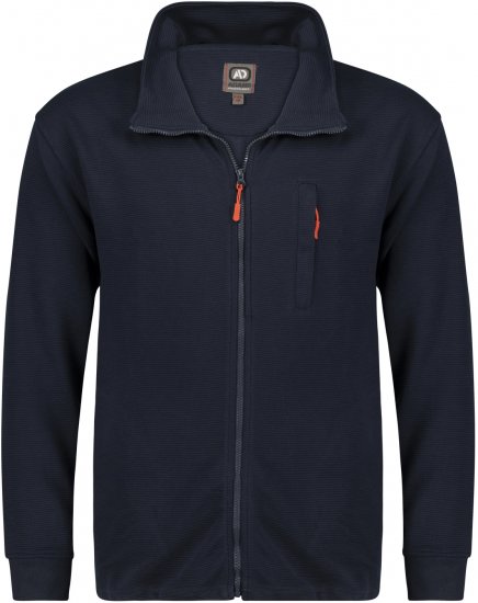 Adamo Max Ottoman Sweatshirt Navy - Pulovere & hanorace - Pulovere & Hanorace Bărbați Mărimi Mari