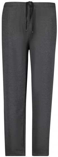Adamo Athen Sweatpants with Open Hem Charcoal - Pantaloni trening - Pantaloni Trening Bărbați Mărimi Mari