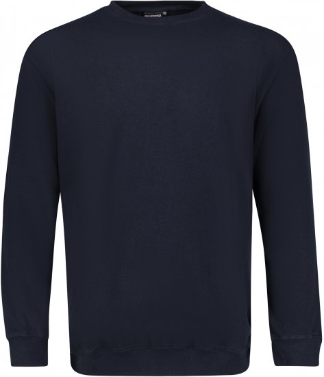 Adamo Athen Crew neck Sweatshirt Navy - Pulovere & hanorace - Pulovere & Hanorace Bărbați Mărimi Mari
