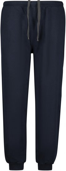 Adamo Athen Sweatpants with Cuffs Navy - Pantaloni trening - Pantaloni Trening Bărbați Mărimi Mari