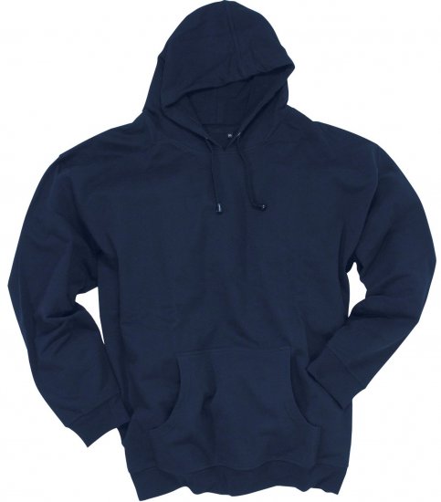 Adamo Athen Hoodie without Zipper Navy - Pulovere & hanorace - Pulovere & Hanorace Bărbați Mărimi Mari