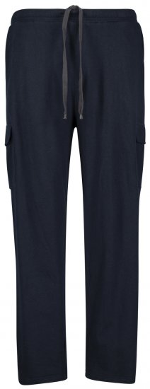 Adamo Athen Sweatpants with Cargo-pocket Navy - Pantaloni trening - Pantaloni Trening Bărbați Mărimi Mari