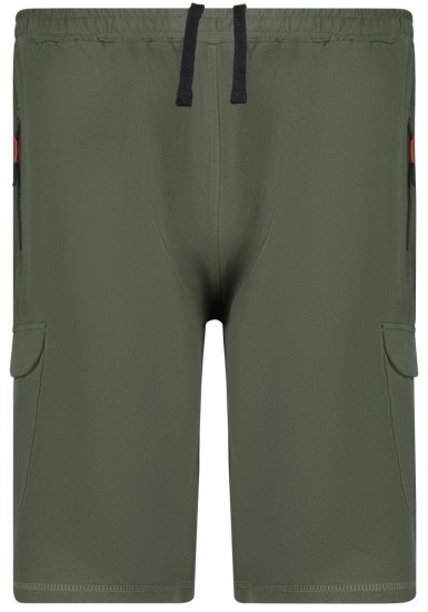 Adamo 159308 Pantaloni scurți cargo Verde oliv - Pantaloni trening - Pantaloni Trening Bărbați Mărimi Mari