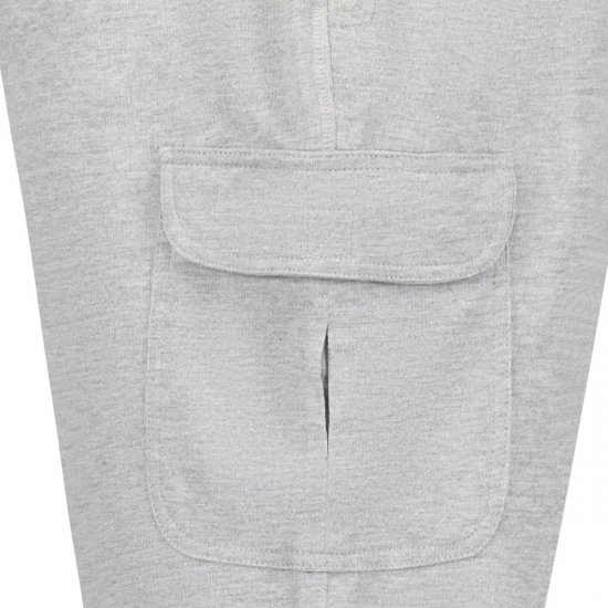 Adamo 159308 Pantaloni scurți cargo Gri melanj - Pantaloni trening - Pantaloni Trening Bărbați Mărimi Mari