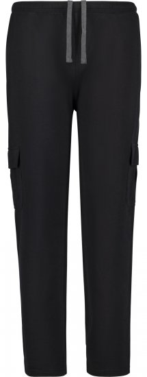 Adamo 159311 Pantaloni de trening cu buzunare Modern Fit Negru - Pantaloni trening - Pantaloni Trening Bărbați Mărimi Mari