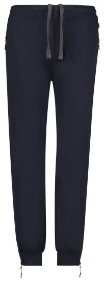 Adamo 159312 Pantaloni de trening cu buzunare cu fermoar Albastru închis - Pantaloni trening - Pantaloni Trening Bărbați Mărimi Mari