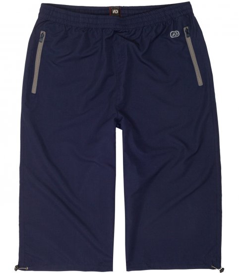 Adamo Oskar Capri Shorts Navy - Pantaloni trening - Pantaloni Trening Bărbați Mărimi Mari
