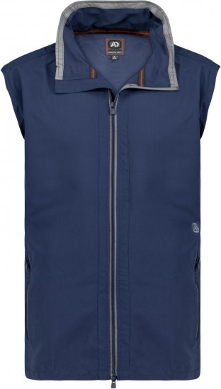 Adamo Orlando Fitness Vest Full Zipper Navy - Haine sport & haine de exterior - Haine Sport & Exterior Bărbați Mărimi Mari