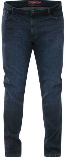 D555 Daniel Tapered Fit Stretch Jeans Blue/Black Wash - Blugi & pantaloni - Blugi & Pantaloni Bărbați Mărimi Mari