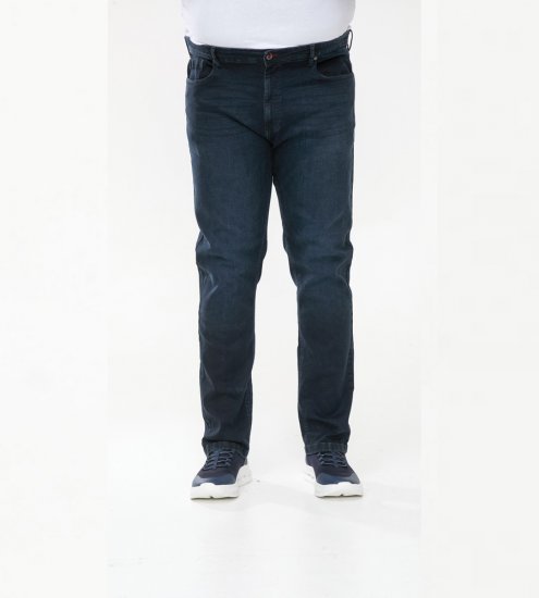 D555 Daniel Tapered Fit Stretch Jeans Blue/Black Wash - Blugi & pantaloni - Blugi & Pantaloni Bărbați Mărimi Mari
