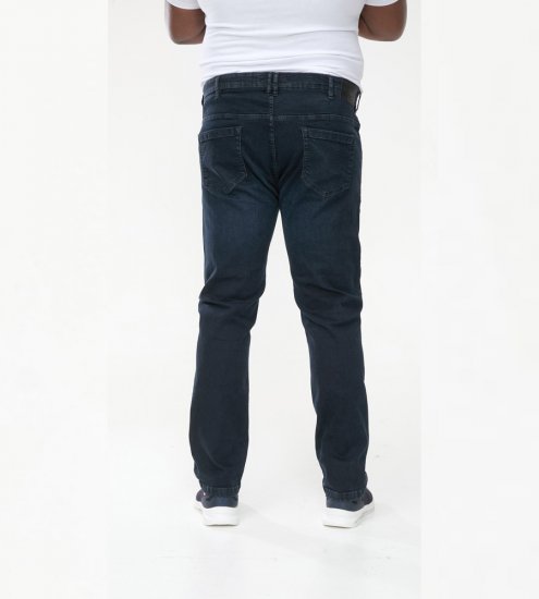 D555 Daniel Tapered Fit Stretch Jeans Blue/Black Wash - Blugi & pantaloni - Blugi & Pantaloni Bărbați Mărimi Mari
