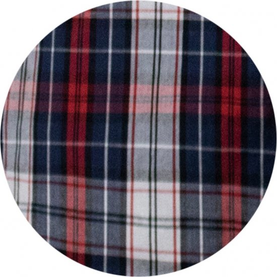 D555 Shields Button Down Collar Short Sleeve Shirt With Pocket Red Check - Cămăși - Cămăși Bărbați Mărimi Mari
