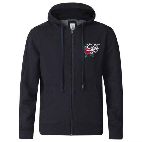 D555 Verlin Couture Full Zip Hoodie Black - Pulovere & hanorace - Pulovere & Hanorace Bărbați Mărimi Mari