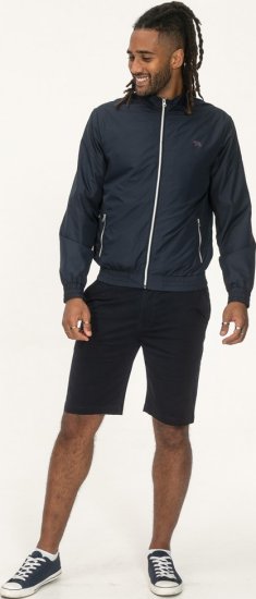 D555 Ealing Lightweight Zip Through Jacket With Zip Pockets Navy - Geci - Geci Bărbați Mărimi Mari