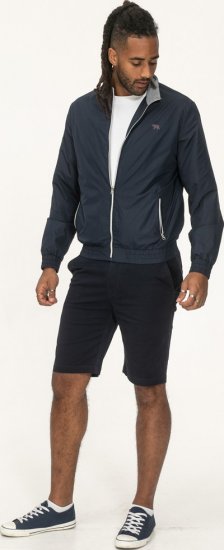 D555 Ealing Lightweight Zip Through Jacket With Zip Pockets Navy - Geci - Geci Bărbați Mărimi Mari