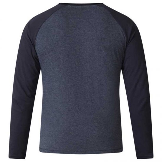 D555 Neill Long Sleeve T-shirt Black - Tricouri - Tricouri Bărbați Mărimi Mari