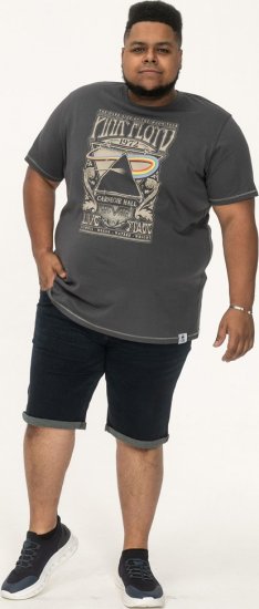 D555 HANLEY Official Pink Floyd Crew Neck T-Shirt Dark Grey TALL SIZES - ÎMBRĂCĂMINTE BĂRBAȚI MT-6XLT - Tall dimensiuni bărbați