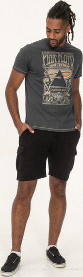 D555 HANLEY Official Pink Floyd Crew Neck T-Shirt Dark Grey TALL SIZES - ÎMBRĂCĂMINTE BĂRBAȚI MT-6XLT - Tall dimensiuni bărbați