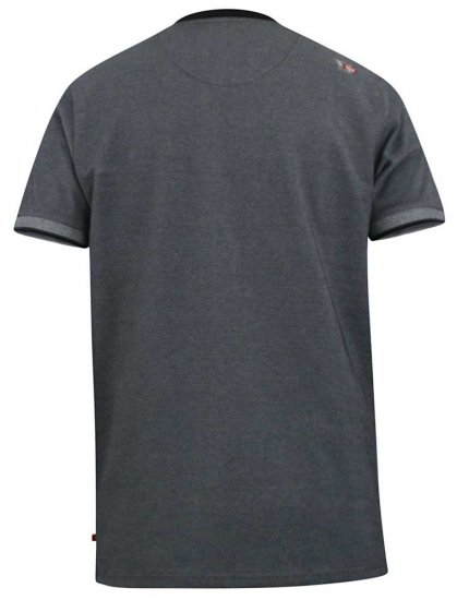 D555 Owen Colorless Polo Charcoal - Tricouri polo - Tricouri Polo Bărbați Mărimi Mari