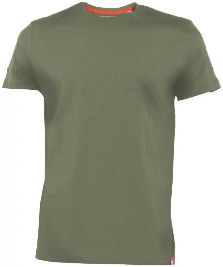 D555 Callum T-shirt Khaki - Tricouri - Tricouri Bărbați Mărimi Mari