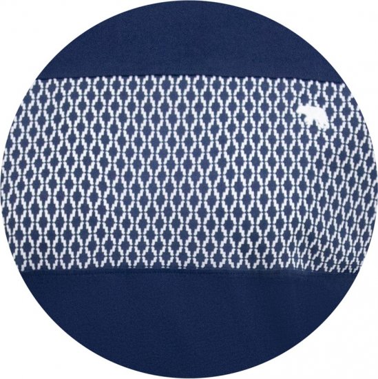 D555 Swansea Cut And Sew Crew Neck T-Shirt Navy - Tricouri - Tricouri Bărbați Mărimi Mari