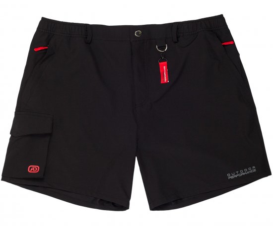 Adamo Tim Outdoor Shorts Black - Haine sport & haine de exterior - Haine Sport & Exterior Bărbați Mărimi Mari