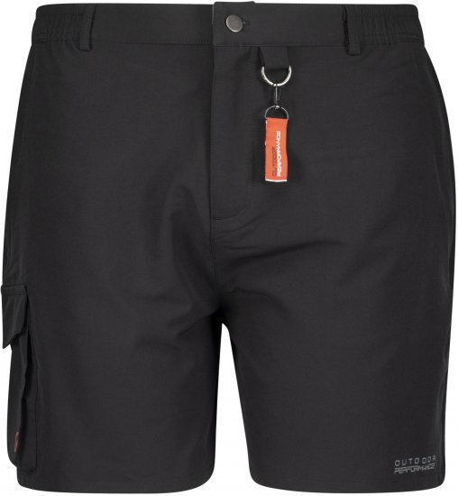 Adamo Tim Outdoor Shorts Black - Haine sport & haine de exterior - Haine Sport & Exterior Bărbați Mărimi Mari