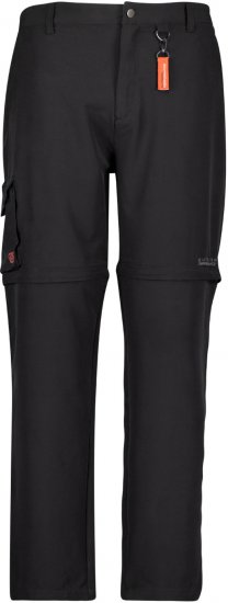 Adamo Tobias Outdoor Zipp-off Pants Black - Haine sport & haine de exterior - Haine Sport & Exterior Bărbați Mărimi Mari