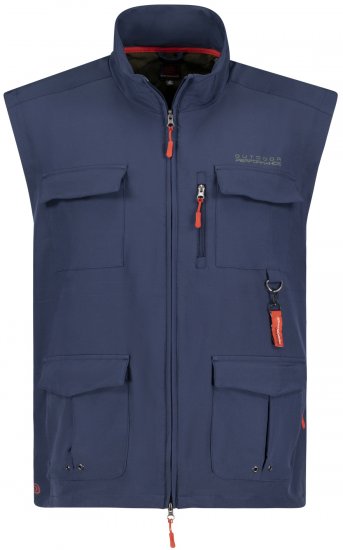 Adamo Tommy Outdoor Vest Navy - Haine sport & Haine de exterior - Haine Sport & Exterior Bărbați Mărimi Mari