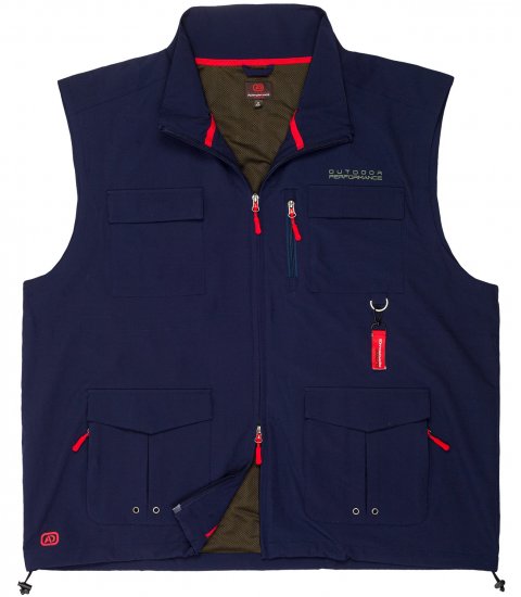 Adamo Tommy Outdoor Vest Navy - Haine sport & Haine de exterior - Haine Sport & Exterior Bărbați Mărimi Mari