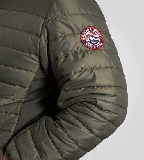 D555 Northfield Hybrid geacă softshell cu glugă kaki - Geci - Geci Bărbați Mărimi Mari