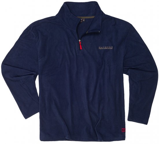 Adamo Vancouver Fleece Sweater Navy - Haine sport & haine de exterior - Haine Sport & Exterior Bărbați Mărimi Mari