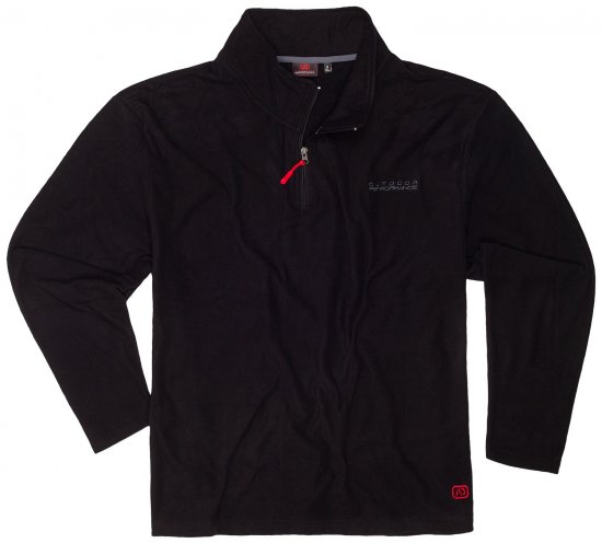 Adamo Vancouver Fleece Sweater Black - Haine sport & haine de exterior - Haine Sport & Exterior Bărbați Mărimi Mari