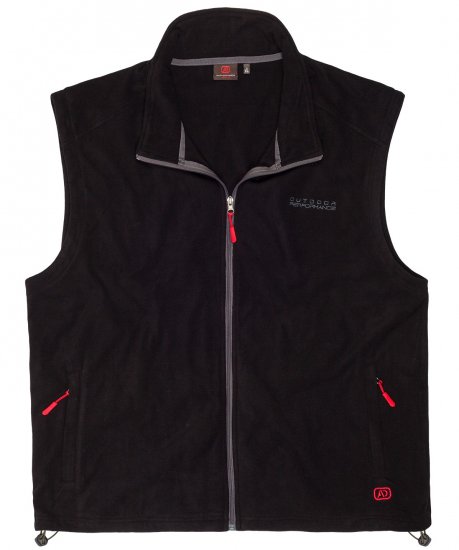 Adamo Montreal Fleece Vest Black - Haine sport & haine de exterior - Haine Sport & Exterior Bărbați Mărimi Mari