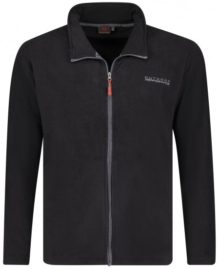 Adamo Toronto Fleece Jacket Black - Haine sport & haine de exterior - Haine Sport & Exterior Bărbați Mărimi Mari