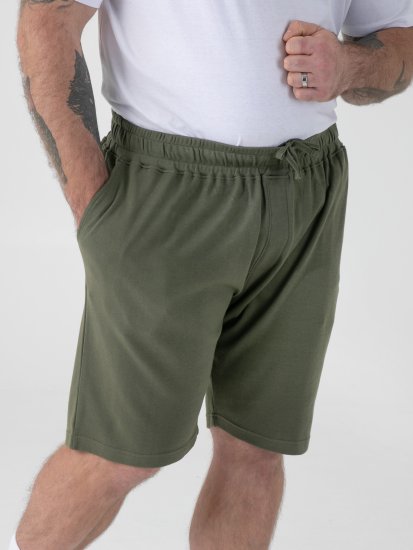 D555 Mitchell 1 Pantaloni Scurți Stretch cu Talie Elastică Khaki - Pantaloni trening - Pantaloni Trening Bărbați Mărimi Mari