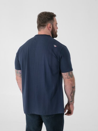 D555 Hockney Tricou cu Imprimeu Motocicletă Bleumarin - Tricouri - Tricouri Bărbați Mărimi Mari