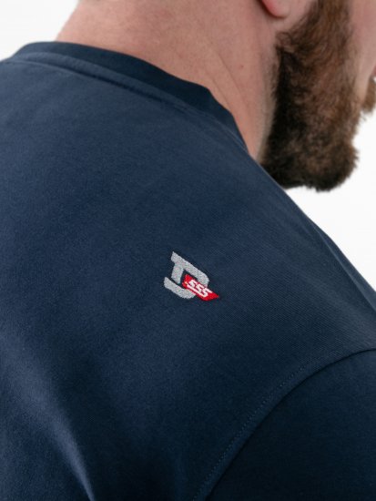 D555 Hockney Tricou cu Imprimeu Motocicletă Bleumarin - Tricouri - Tricouri Bărbați Mărimi Mari