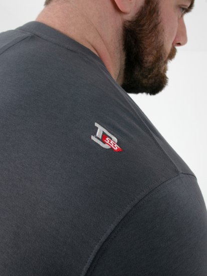 D555 Craig Gorilla Biker Tricou cu Imprimeu Gri Închis - Tricouri - Tricouri Bărbați Mărimi Mari