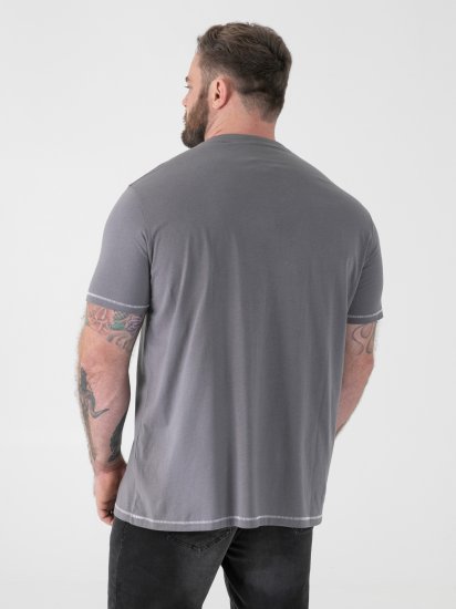 D555 Jasper Official Gas Monkey Tricou cu Imprimeu Gri - Tricouri - Tricouri Bărbați Mărimi Mari
