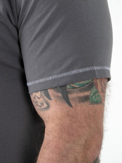 D555 Jasper Official Gas Monkey Tricou cu Imprimeu Gri - Tricouri - Tricouri Bărbați Mărimi Mari