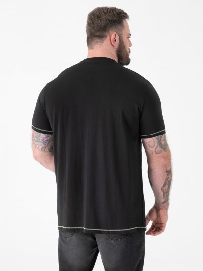 D555 Hugh Official ACDC Highway To Hell Tricou cu Imprimeu Negru - Tricouri - Tricouri Bărbați Mărimi Mari