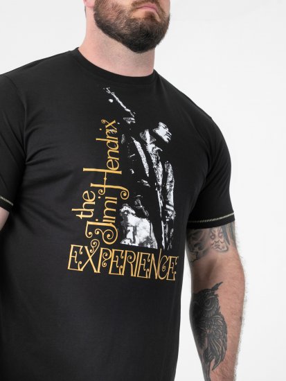 D555 Stokes Official Jimi Hendrix Experience Tricou cu Imprimeu - Tricouri - Tricouri Bărbați Mărimi Mari