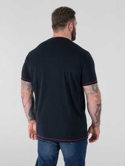 D555 Otto Official Pink Floyd 50th Anniversary Tricou cu Imprimeu Bleumarin - Tricouri - Tricouri Bărbați Mărimi Mari
