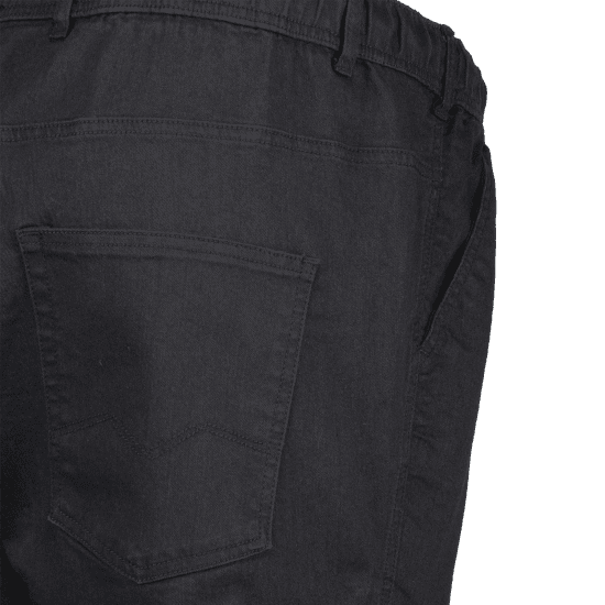 Adamo 199112 Blugi cu talie elastică Negru - Blugi & pantaloni - Blugi & Pantaloni Bărbați Mărimi Mari