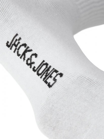 Jack & Jones Charles Șosete de tenis Alb 3-pack - Lenjerie intimă & costum baie - Lenjerie Intimă Bărbați Mărimi Mari