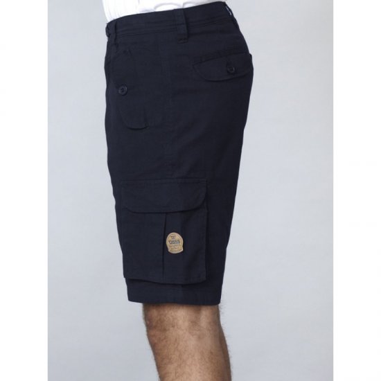 D555 Larry Cargo Shorts Navy - Pantaloni scurți - Pantaloni Scurți Mărimi mari Bărbați 