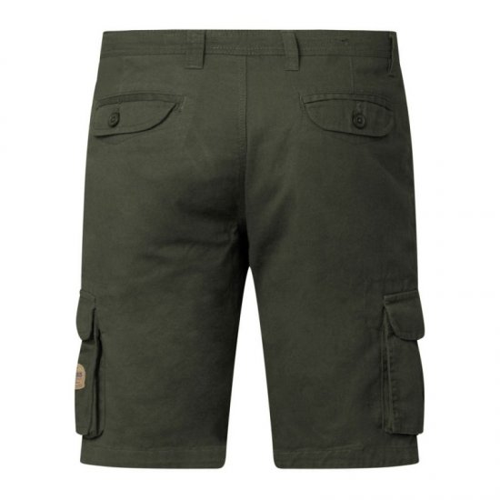 D555 Larry Cargo Shorts Khaki - Pantaloni scurți - Pantaloni Scurți Mărimi mari Bărbați 